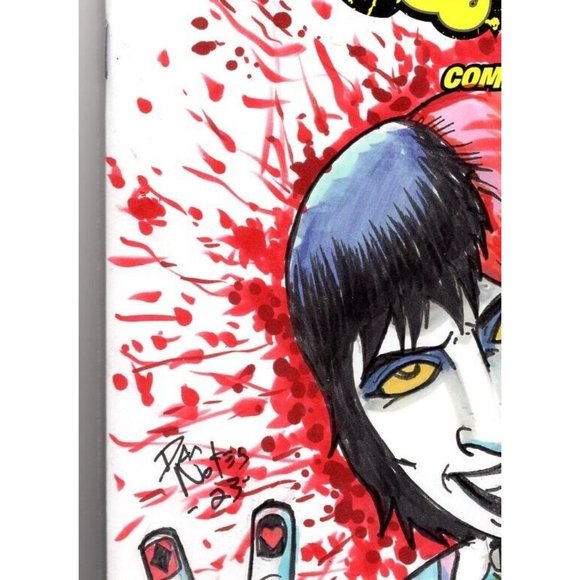 ONE-OF-A-KIND HAND-DRAWN, INKED AND COLORED SKETCHCOVER COMIC by Dan Nokes - RR - Picture 4 of 7